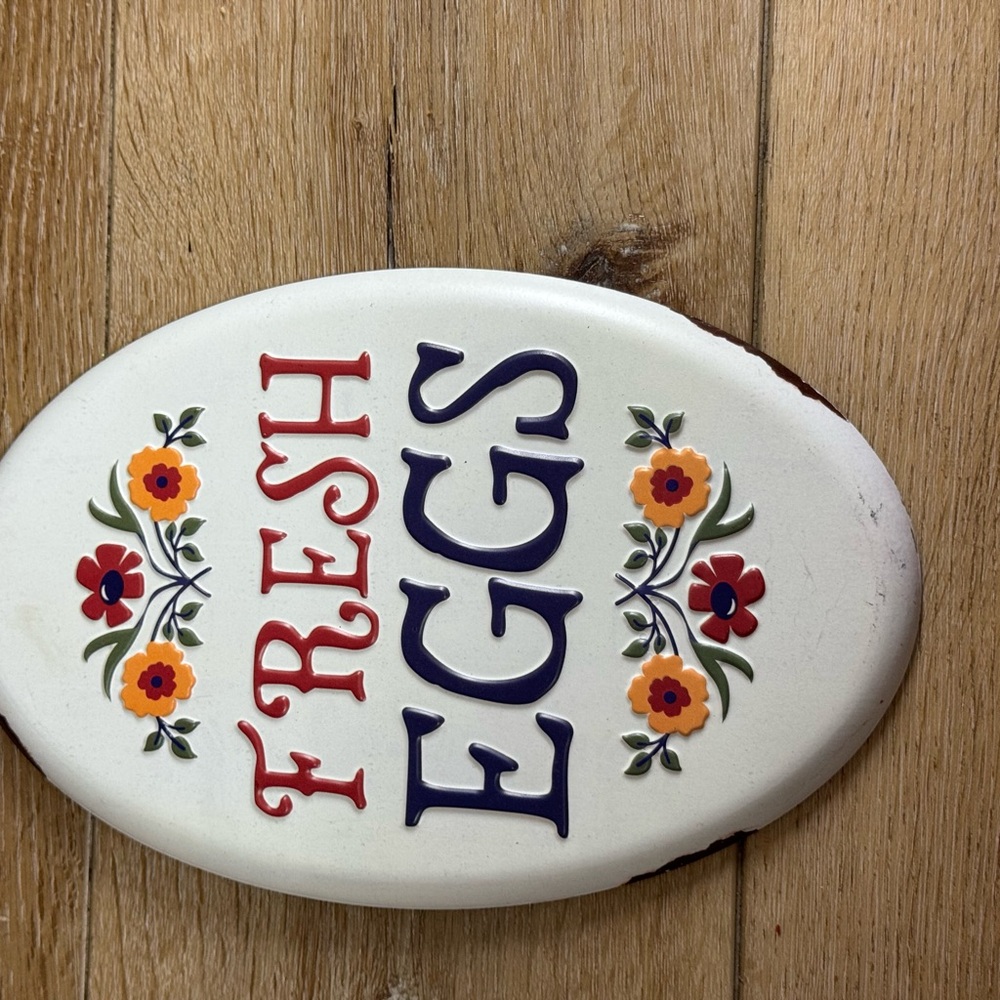 Floral Fresh Eggs Wall Decor